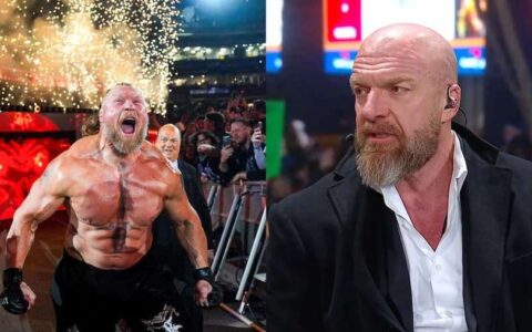 王大锤（Triple H）或泄露布洛克·莱斯纳（Brock Lesnar）