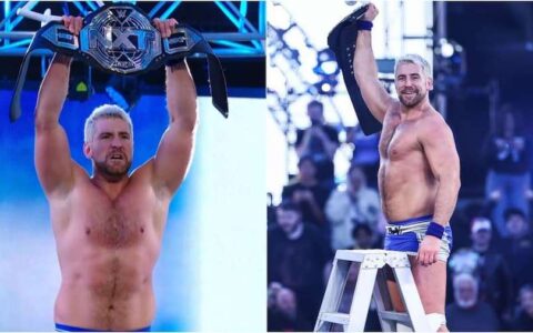 全场相信！乔·亨德里加冕新任NXT冠军，梯子大战神迹降临！
