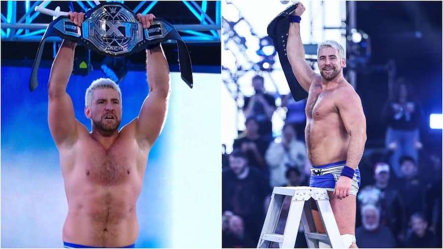 全场相信!乔·亨德里加冕新任NXT冠军,梯子大战神迹降临!