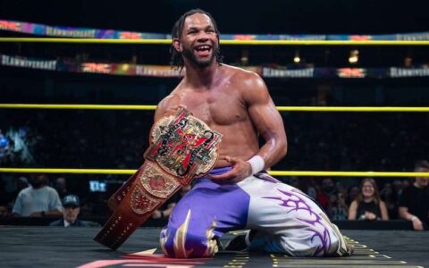 WWE 传奇组合哈迪兄弟公开称赞 21 岁的英国摔角手莱昂·斯莱特是“行业的未来”。