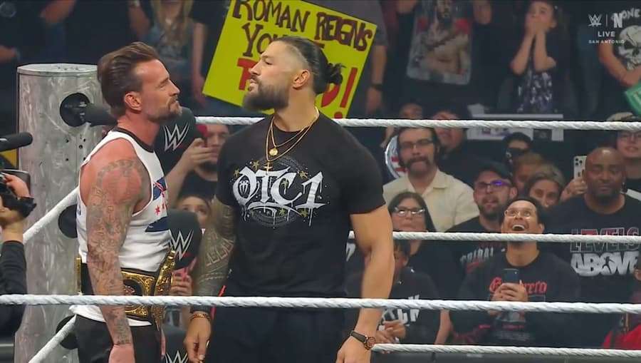 围绕CM朋克(CM Punk)与罗曼·雷恩斯(Roman Reigns)