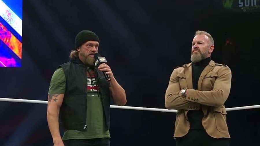 艾吉（Edge）（现用名亚当·科普兰 Adam Copeland）与克里斯蒂安·凯奇（Christian Cage）