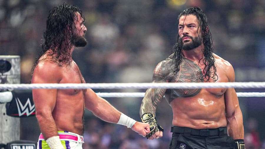 罗曼·雷恩斯（Roman Reigns）与赛斯罗林斯（Seth Rollins）